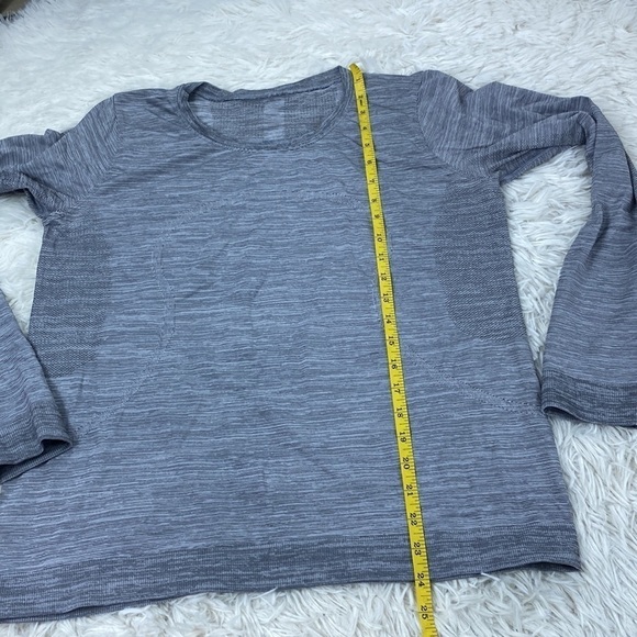 Lululemon Swiftly Relaxed Long Sleeve White / White / Black - Picture 3 of 8